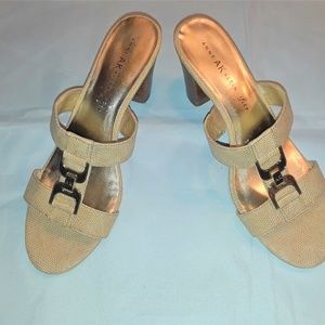 Anne Klein tan shoes